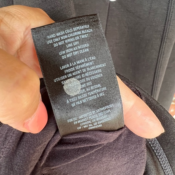 Maeve black lined midi dress size XS - Picture 6 of 8